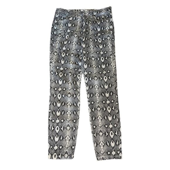 Nicole Miller of New York Snake Skin Design SOHO High Rise Skinny Pants Size 8 - Picture 1 of 9